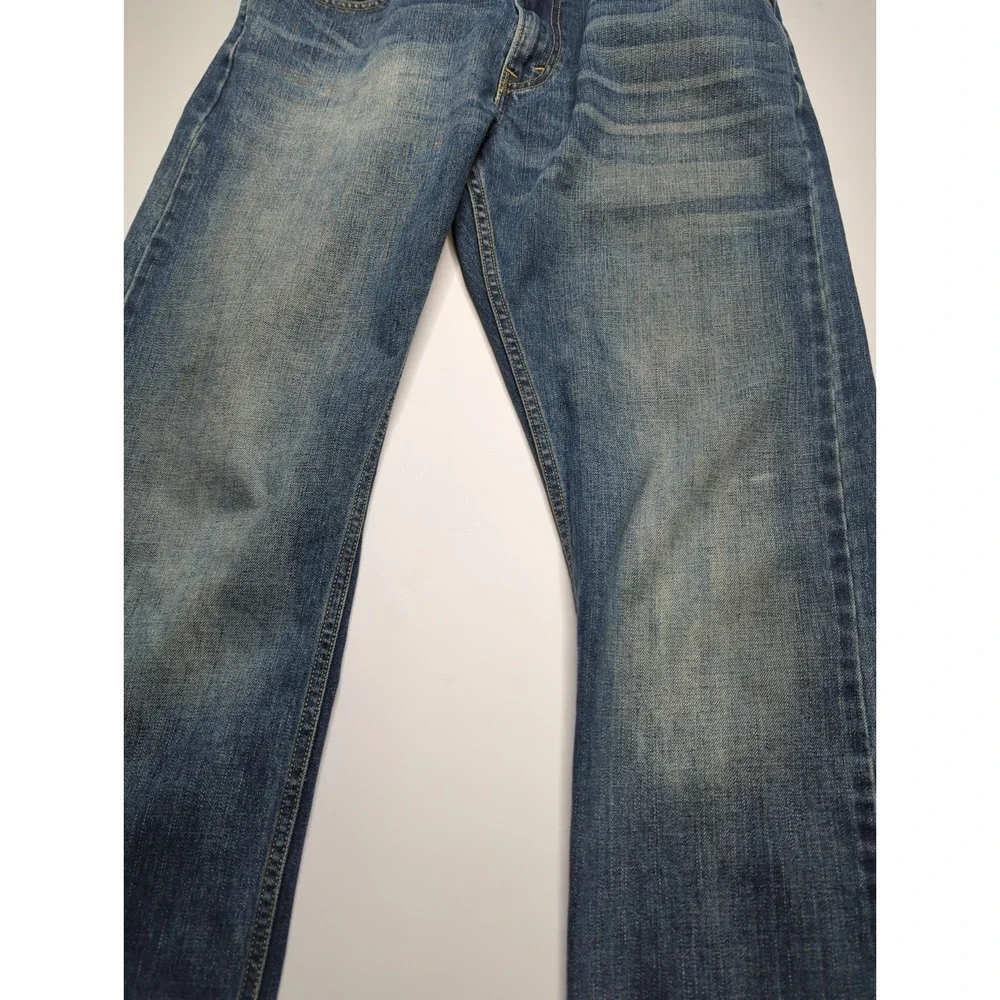 Lot of 2 Levis 514 Straight Leg Mens Jeans 34x34 Denim Medium Wash Fade Bundle